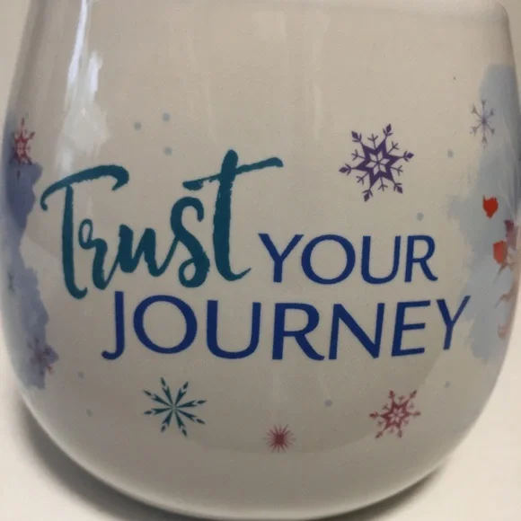 Disney Tea Cup Coffee Mug Frozen II ANNA ELSA Trust your journey 2019 EUC - Picture 3 of 7
